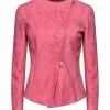 Pelle Pelle Biker Ovine Pink Leather Jacket