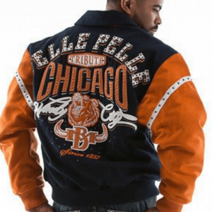 Pelle Pelle Chicago Bull Mustard Varsity Jacket