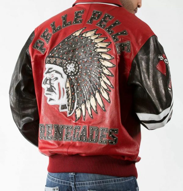 Pelle Pelle Indian Renegades Fire Red Leather Jacket