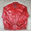 Pelle Pelle Marc Buchanan Custom Red Leather Jacket