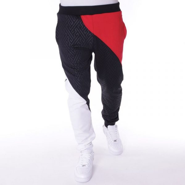 Pelle Pelle Mens Black & Red Mix Tracksuit