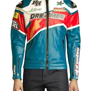 Pelle Pelle Mens Racer Dreamer Blue Jacket