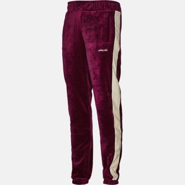 Pelle Pelle Mens Red Velvet Tracksuit