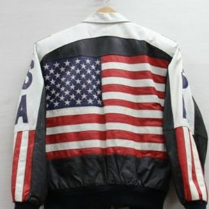 Pelle Pelle Mens USA Bomber Jacket