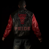 Pelle Pelle Pride Black and Red Leather Jacket