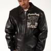 Pelle Pelle Tiger Black Plush Mens Jacket