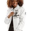 Pelle Pelle White Queen 1978 White Leather Jacket (1)