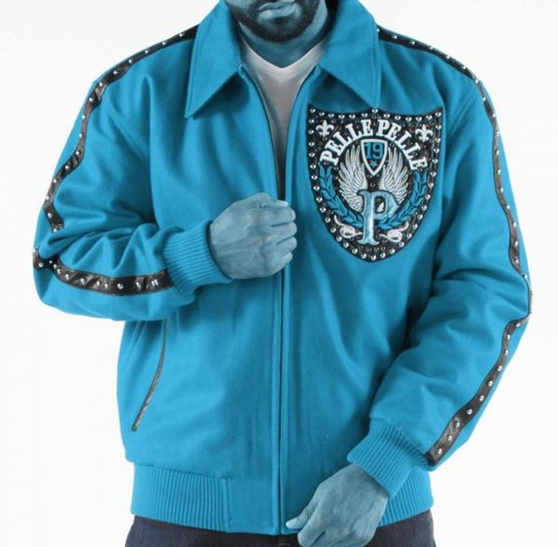 Pelle Pelle Band of Brothers Light Blue Jacket