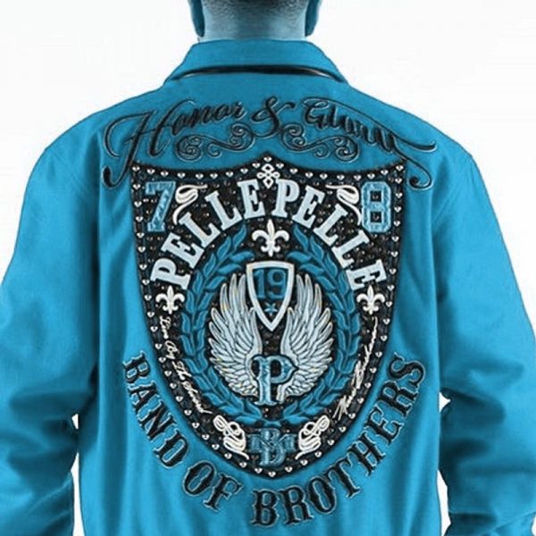 Pelle Pelle Band of Brothers Light Blue Jacket