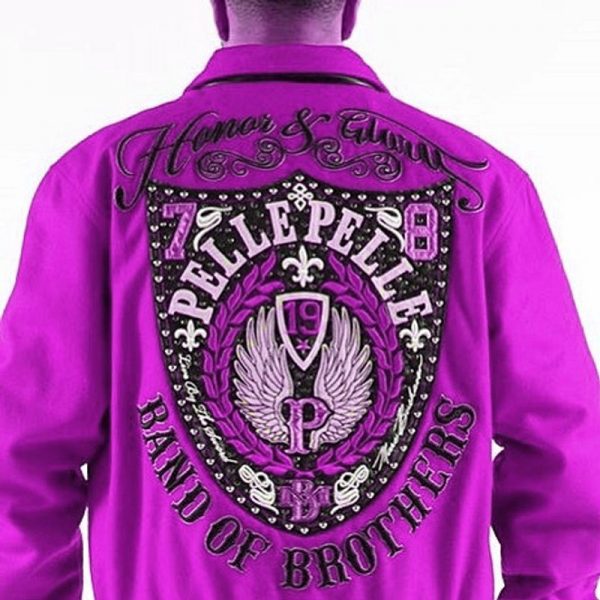 Pelle Pelle Band of Brothers Purple Jacket