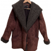 Pelle Pelle Club Maroon Leather Coat