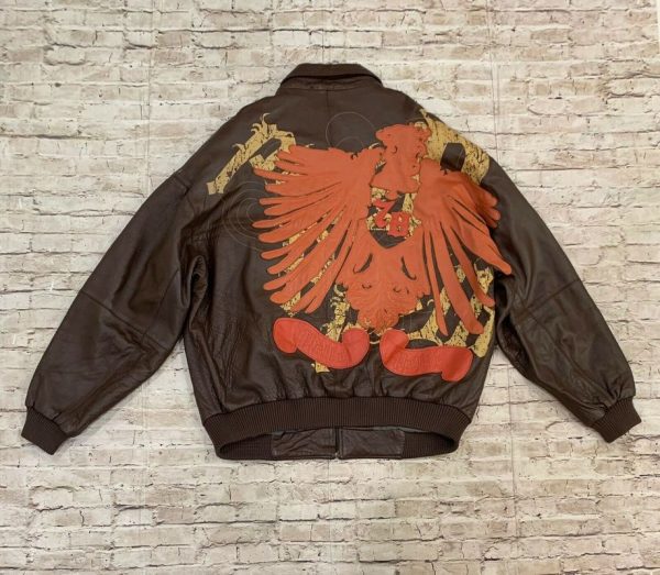 Pelle Pelle Marc Buchanan 1978 Brown Leather Jacket