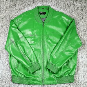 Pelle Pelle Marc Buchanan Custom Green Leather Jacket