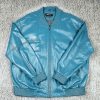 Pelle Pelle Marc Buchanan Custom Turquoise Leather Jacket