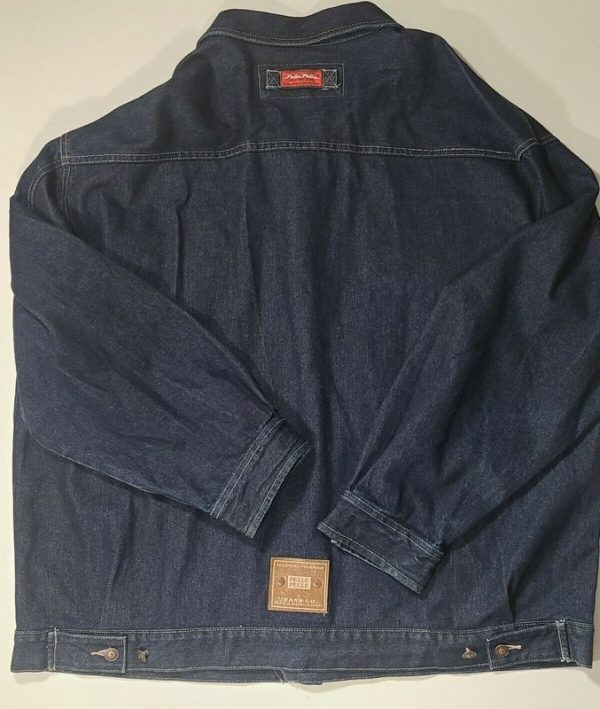 Pelle Pelle Marc Buchanan Mens Denim Blue Jacket