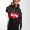 Pelle Pelle Mens Black and Red Multicolor Hoodie