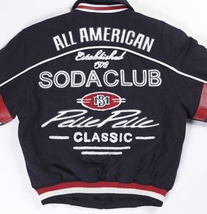 Pelle Pelle Mens Classic Soda Club Varsity Jacket