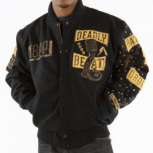 Pelle Pelle Mens Deadly Beat Bomber Jacket