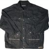 Pelle Pelle Mens Marc Buchanan Black Denim Jacket