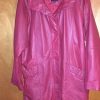 Pelle Pelle Womens Pink Long Leather Coat