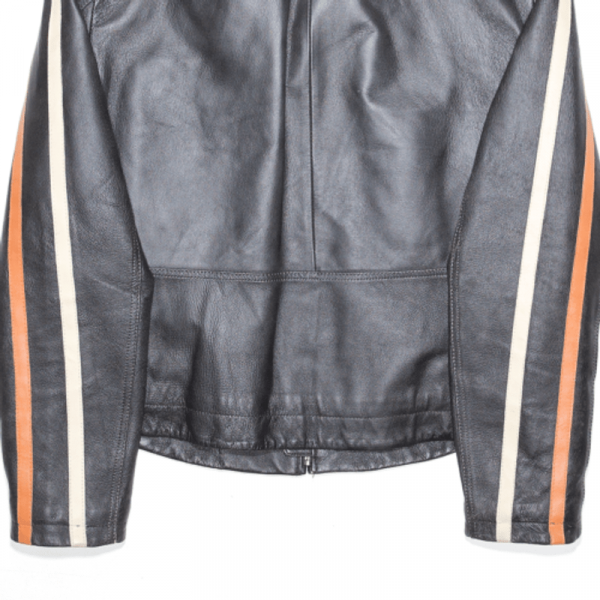 Vintage Pelle Pelle Black 90s Biker Leather Jacket