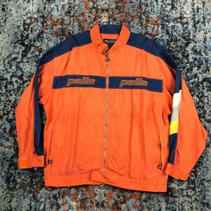 Vintage Pelle Pelle Hip Hop Orange Zip Up Jacket