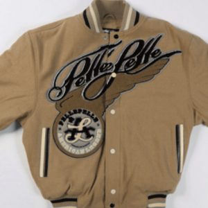 Pelle Pelle American Legend Light Brown Varsity Jacket