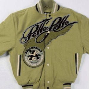 Pelle Pelle American Legend Light Olive Varsity Jacket