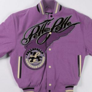 Pelle Pelle American Legend Light Purple Varsity Jacket