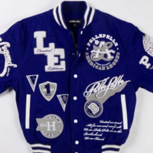 Pelle Pelle American Legend Limited Edition Blue Varsity Jacket