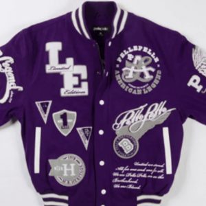 Pelle Pelle American Legend Limited Edition Purple Varsity Jacket