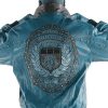 Pelle Pelle Authentic Marc Buchanan Mens Turquoise Jacket