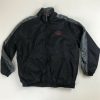 Pelle Pelle Black & Gray Slick Shiny Nylon Motorcycle Style Jacket