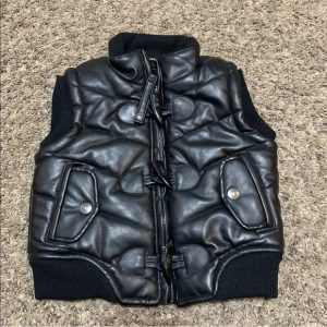 Pelle Pelle Black Puffer Vest