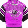 Pelle Pelle Chicago Tribute Pink Varsity Jacket