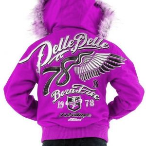 Pelle Pelle Kids 78 Born Free Pink Wool Jacket