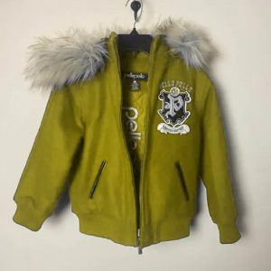 Pelle Pelle Kids Light Green Limited Edition Wool Jacket