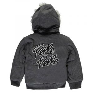 Pelle Pelle Little Boys Wool Blend Gray Jacket