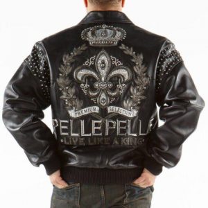 Pelle Pelle Live Like A King Black Jacket