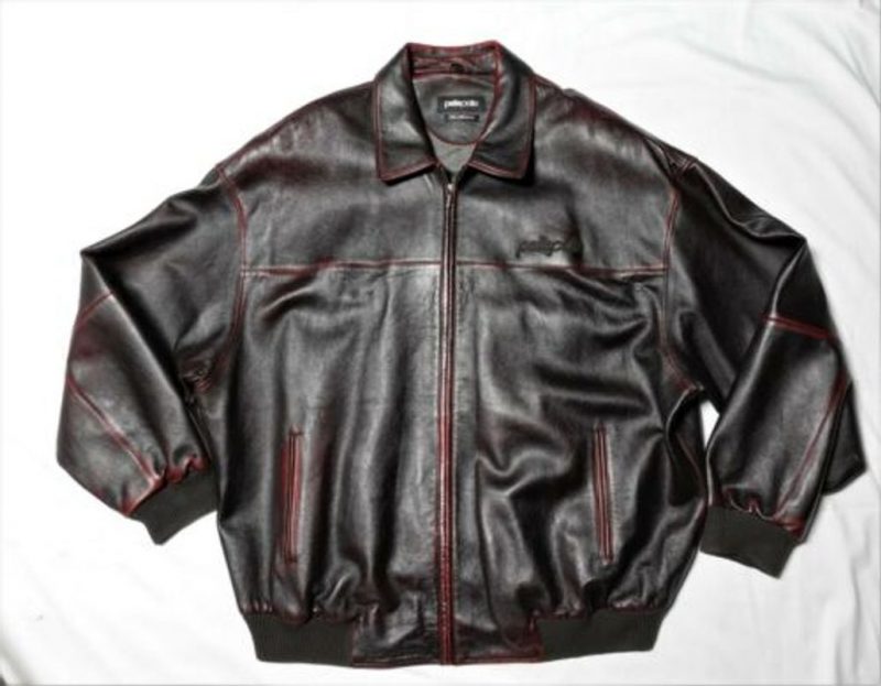 Pelle Pelle Marc Buchanan Burgundy Leather Jacket