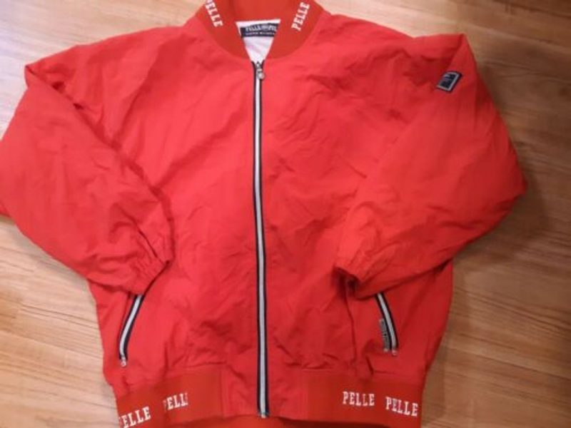 Pelle Pelle Marc Buchanan Red Windbreaker Jacket