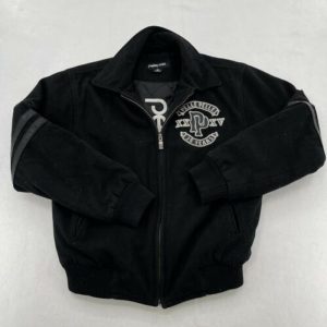 Pelle Pelle Mens 35th Anniversary Black Wool Jacket