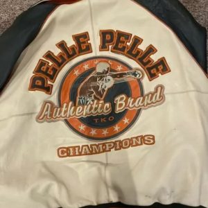 Pelle Pelle Mens Gray & Cream Jacket