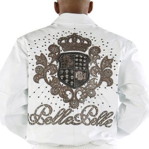 Pelle Pelle Mens MB White Leather Jacket