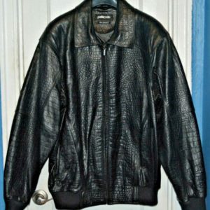 Pelle Pelle Mens Marc Buchanan Alligator Leather Jacket