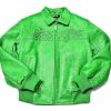 Pelle Pelle Mens Marc Buchanan Green Signature Jacket