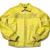 Pelle Pelle Mens Marc Buchanan Mustard Signature Jacket