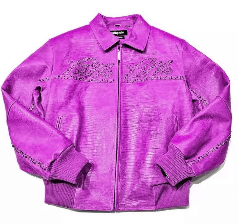 Pelle Pelle Mens Marc Buchanan Pink Signature Jacket