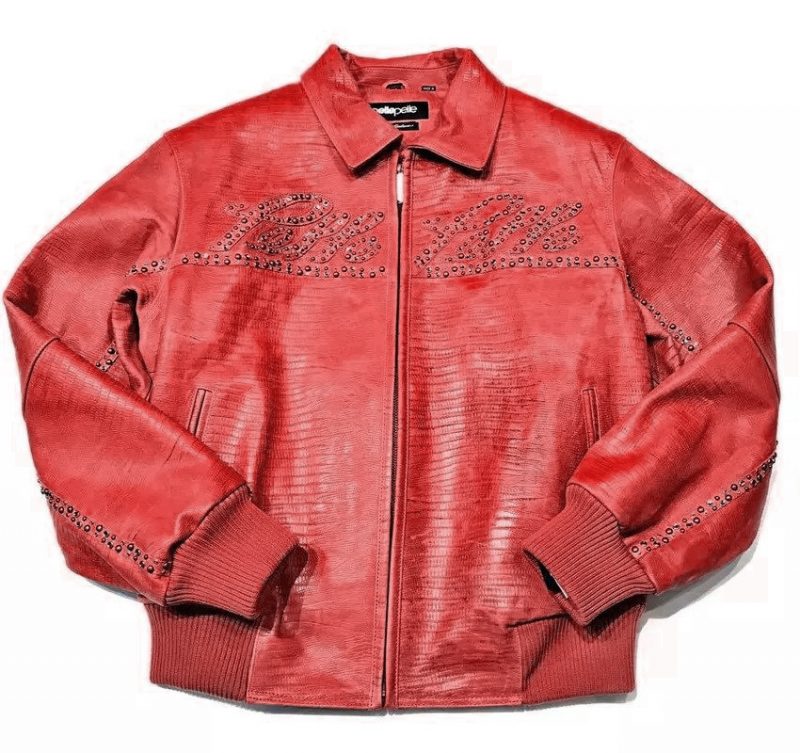 Pelle Pelle Mens Marc Buchanan Red Signature Jacket