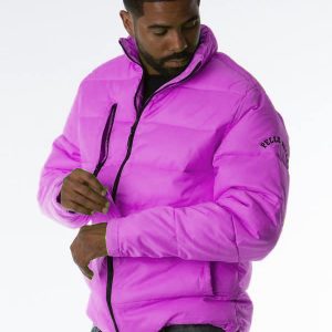 Pelle Pelle Mens March Buchanan Pink Puffer Jacket